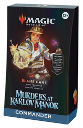 Deck Commander Assassinato na Mansão Karlov - Blame Game - Magic: The Gathering - MoxLand